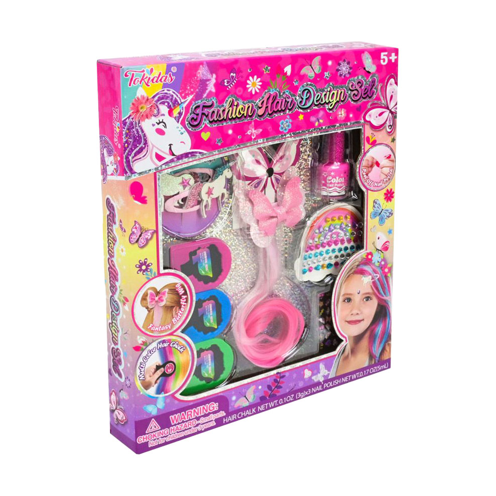 Дитячий набір косметики для дівчат Shantou Jinxing Fashion Hair Design Set, від 5 років (T254)